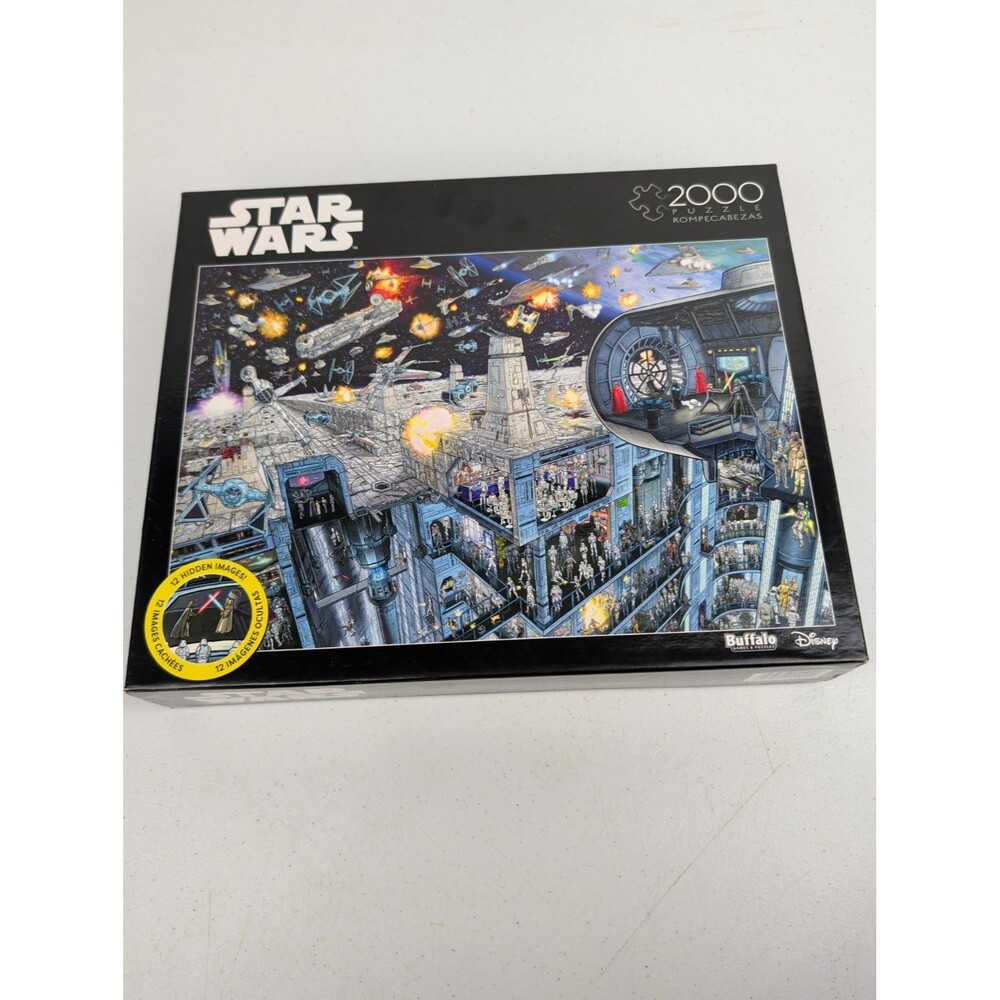 Star Wars Death Star Hidden Images 2000 PC Puzzle Brand New Buffalo Games